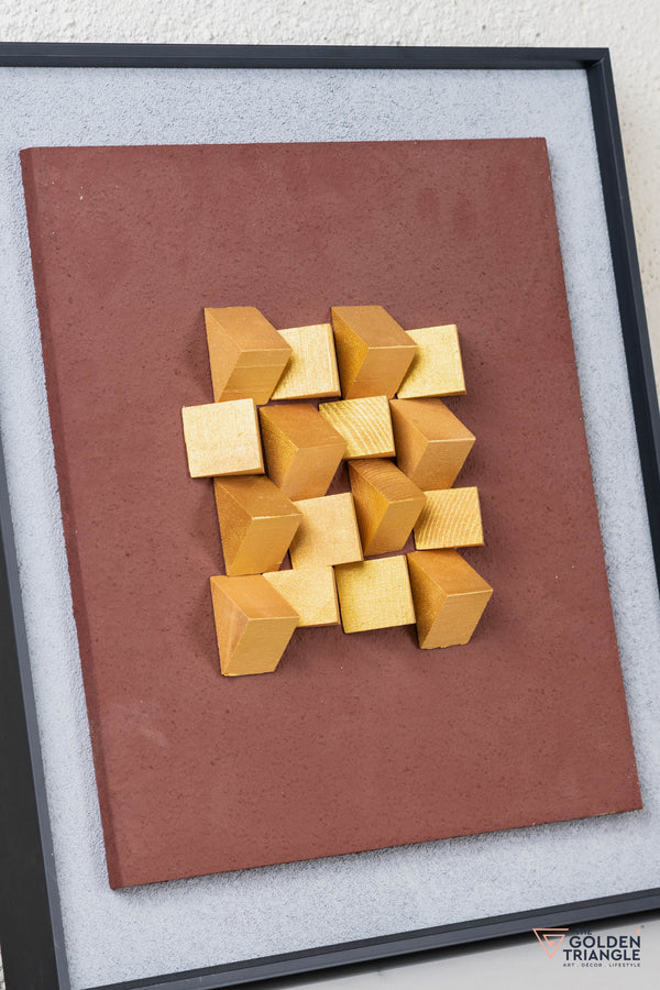 Textured Abstract 3D Wall Art Frame