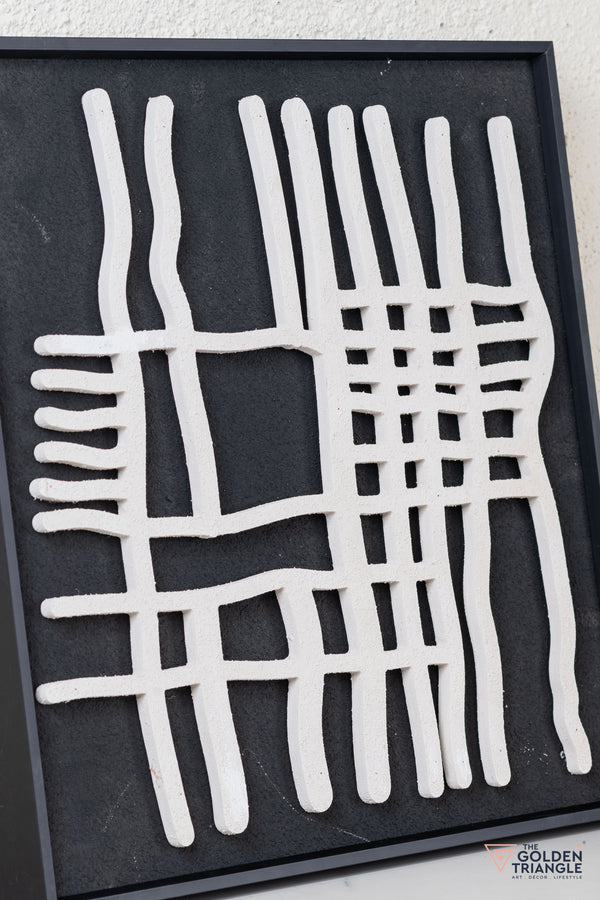 Textured Abstract 3D Wall Art Frame