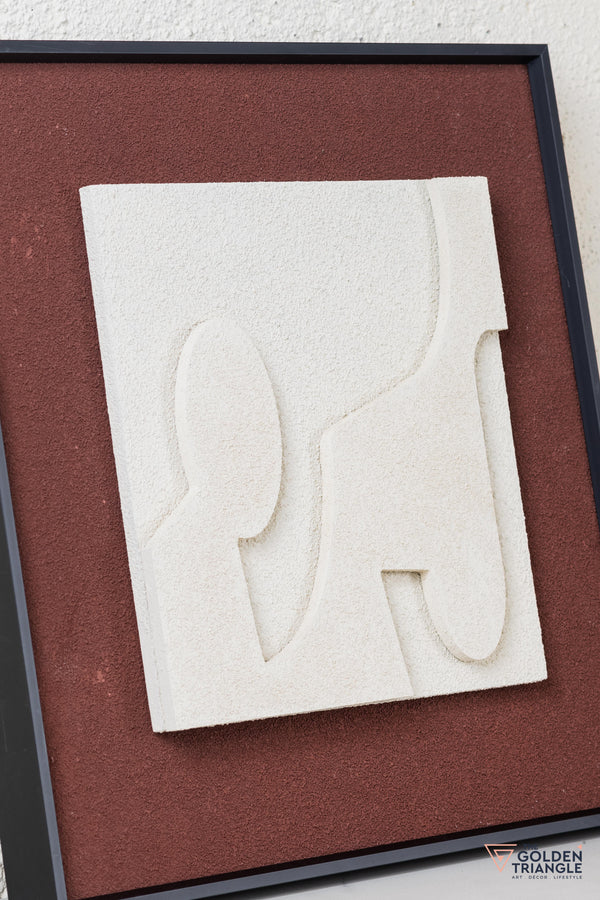 Textured Abstract 3D Wall Art Frame