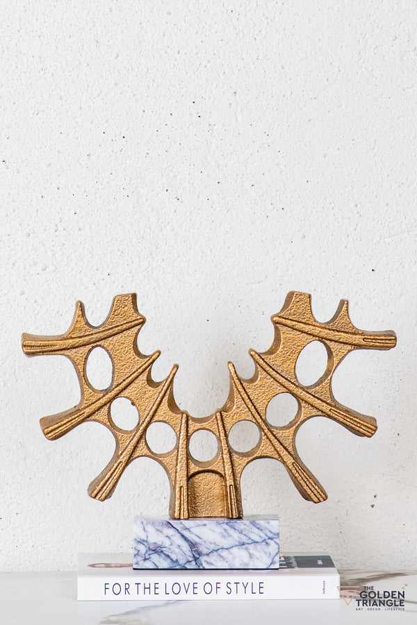 Olin Abstract Sculpture - Antique Gold