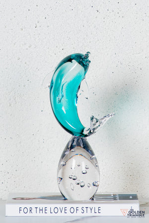 Nerise Crystal Dolphin Sculpture