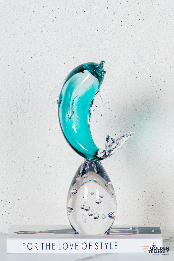 Nerise Crystal Dolphin Sculpture