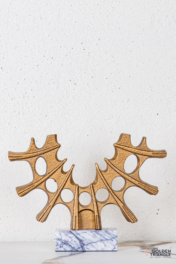 Olin Abstract Sculpture - Antique Gold