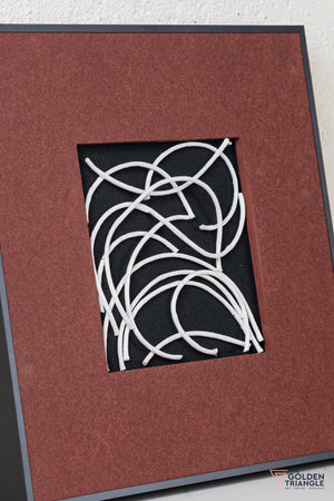 Textured Abstract 3D Wall Art Frame