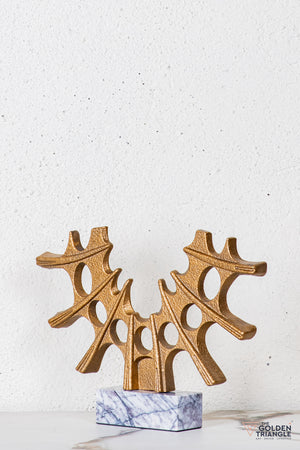 Olin Abstract Sculpture - Antique Gold