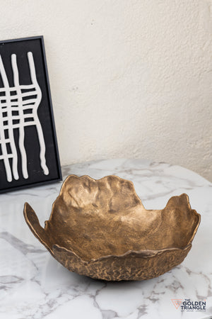 Elira Metal Bowl - Bronze