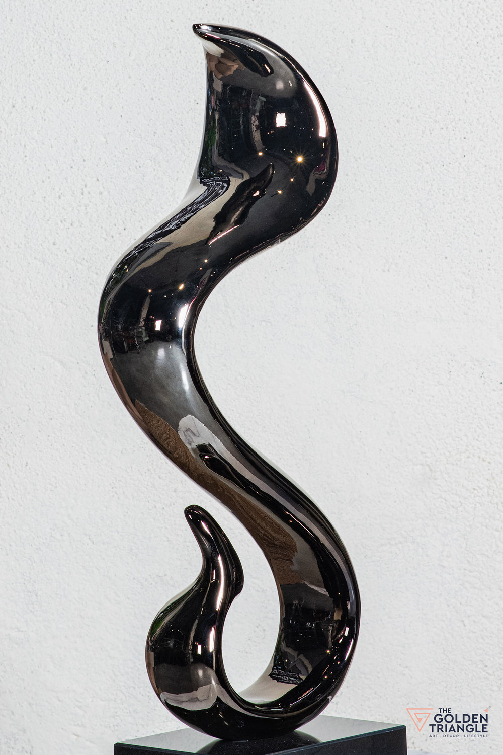 Jinx Abstract Sculpture - Gunmetal