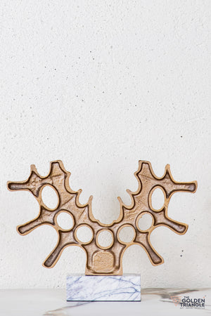 Olin Abstract Sculpture - Antique Gold