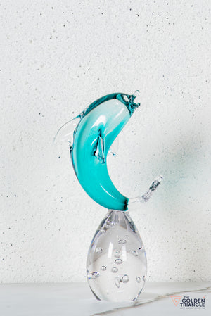 Nerise Crystal Dolphin Sculpture