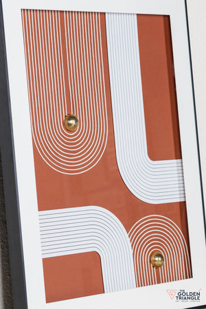 Abstract 3D Wall Art Frame