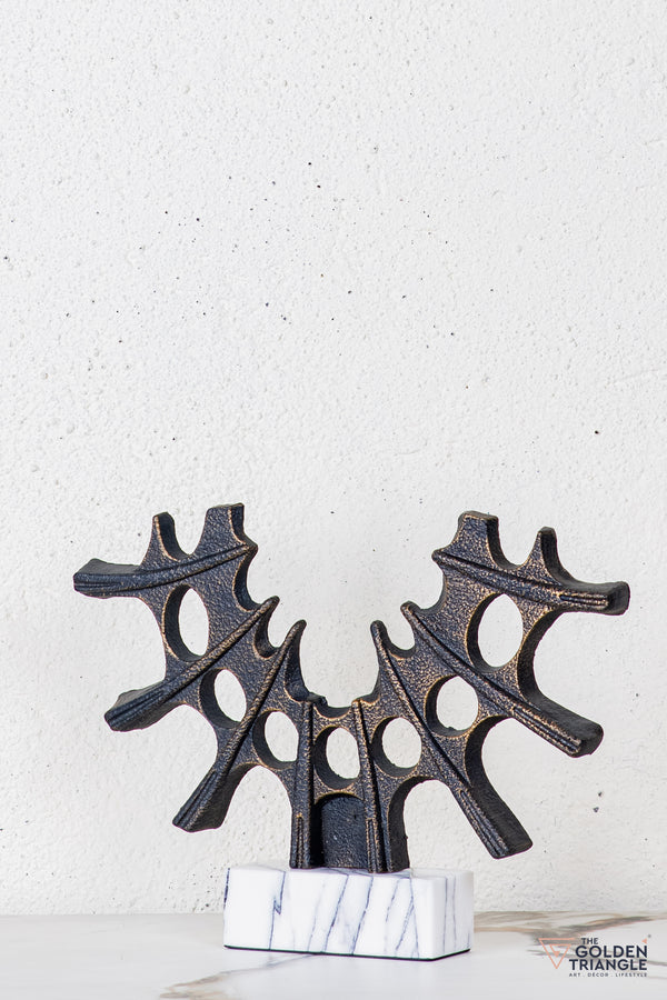 Olin Abstract Sculpture - Antique Black