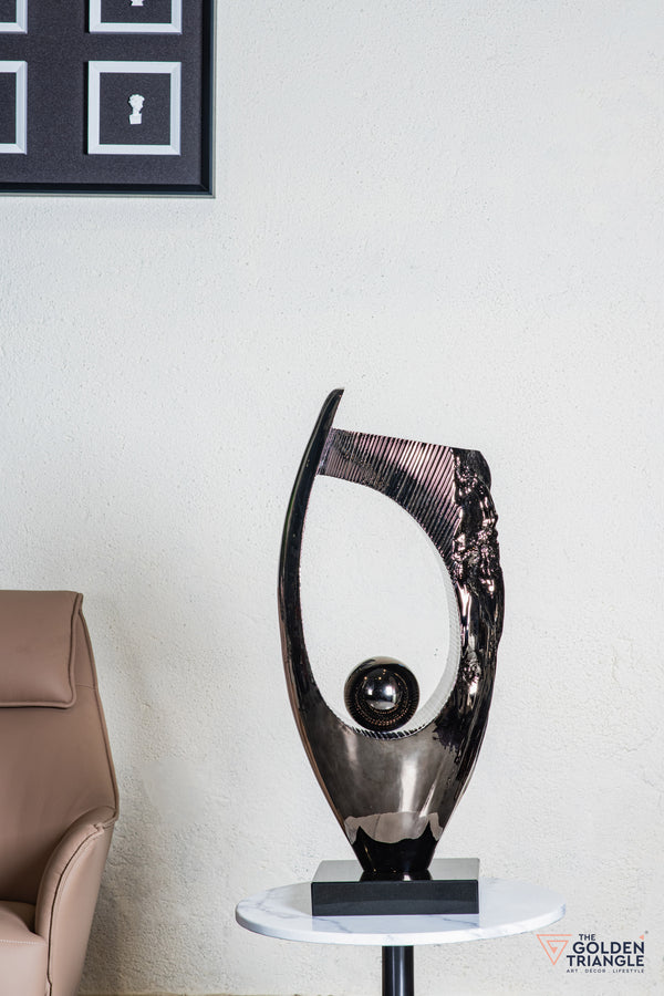 Flash Abstract Sculpture - Gunmetal