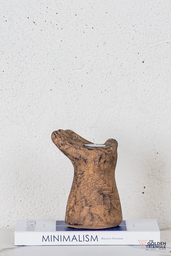 Nova Cement Candle Stand