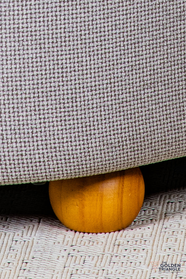 Astral Fabric Storage Bench - Gray