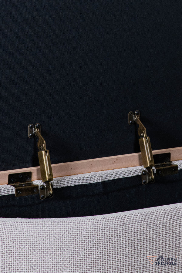 Astral Fabric Storage Bench - Gray