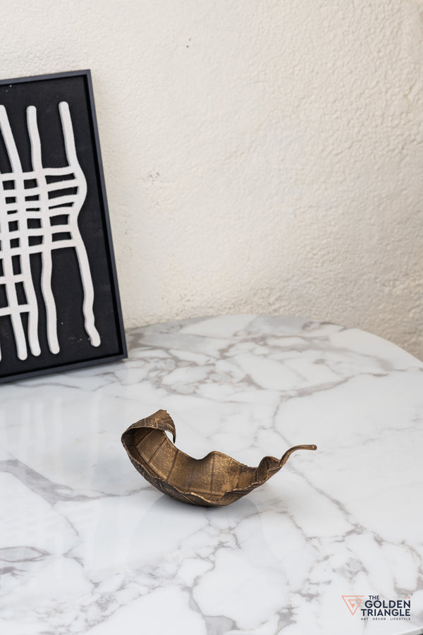 Cyris Metal Abstract Decor - Bronze