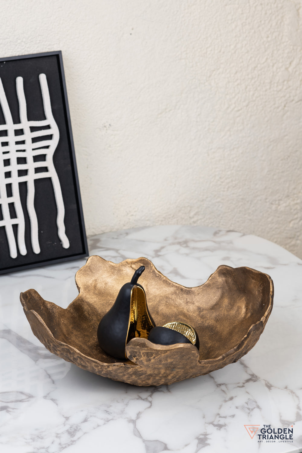 Elira Metal Bowl - Bronze