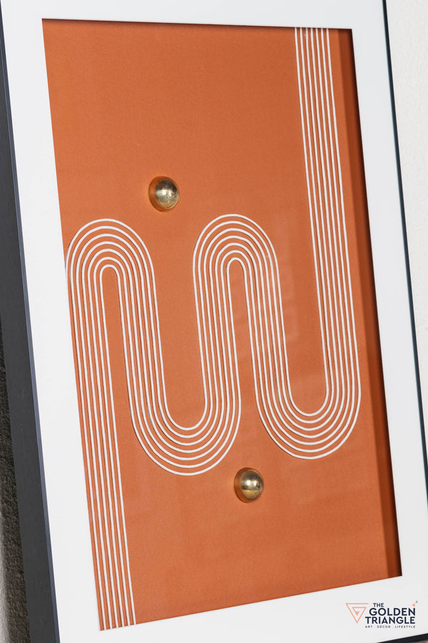 Abstract 3D Wall Art Frame