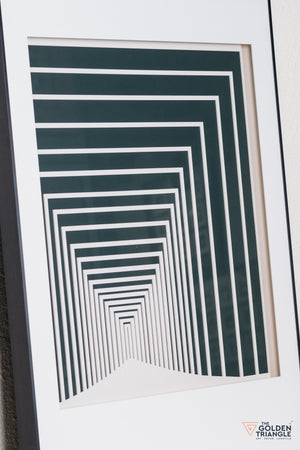 Abstract 3D Wall Art Frame