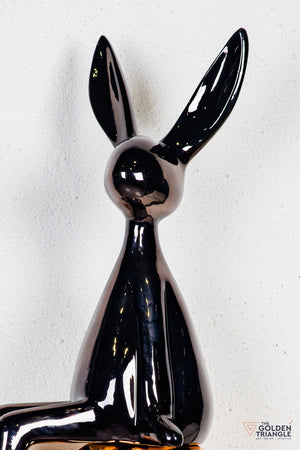 Mr.Fuzzle Sitting On Sphere - Gunmetal