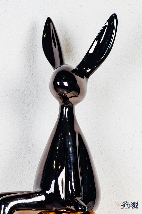 Mr.Fuzzle Sitting On Sphere - Gunmetal