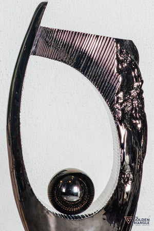 Flash Abstract Sculpture - Gunmetal