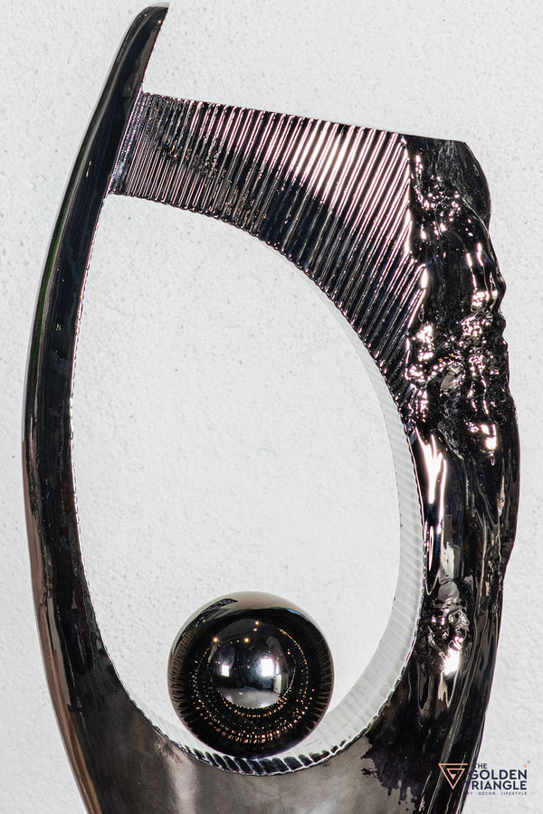 Flash Abstract Sculpture - Gunmetal