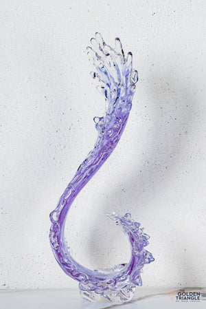Zyron Crystal Sculpture - Lavender