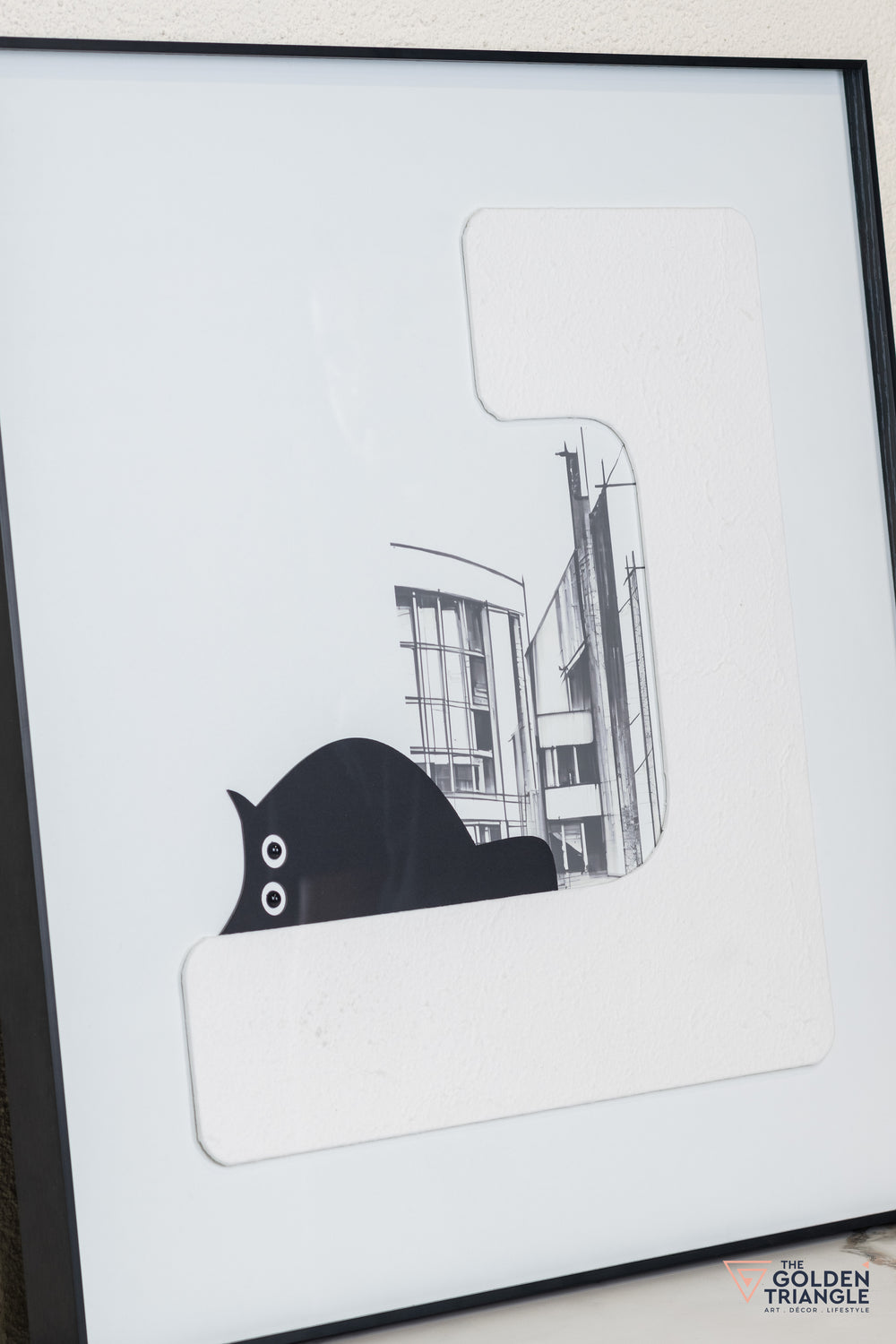 Cat Abstract 3D Wall Art Frame - A