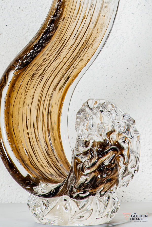 Zyron Crystal Sculpture - Brown