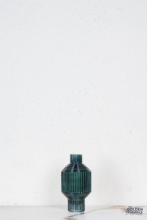 Cael Glass Vase - Smoke