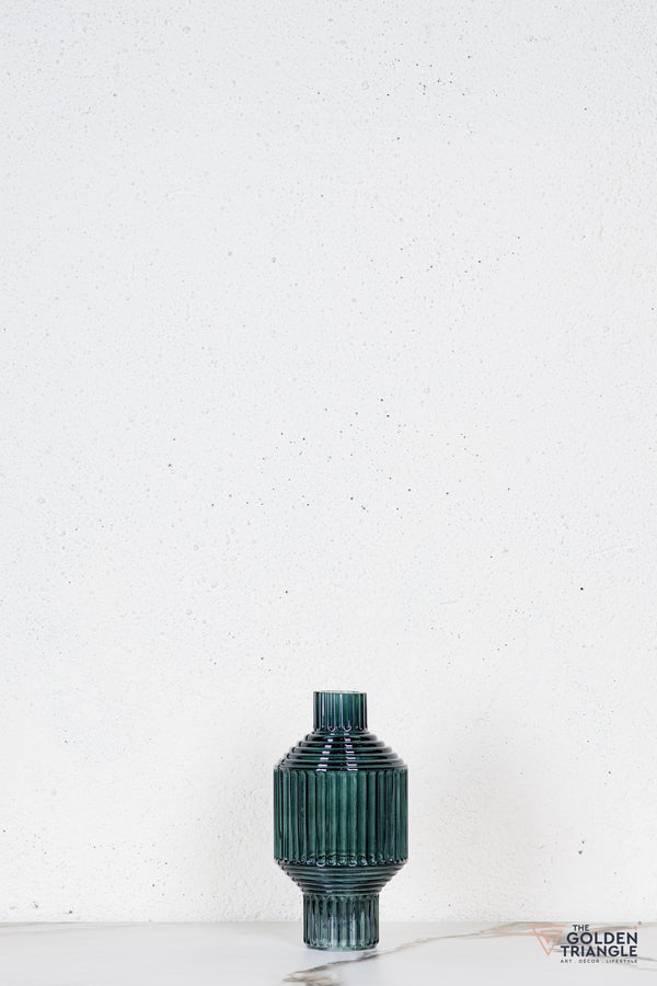 Cael Glass Vase - Smoke