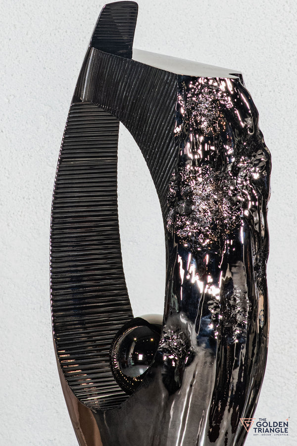 Flash Abstract Sculpture - Gunmetal
