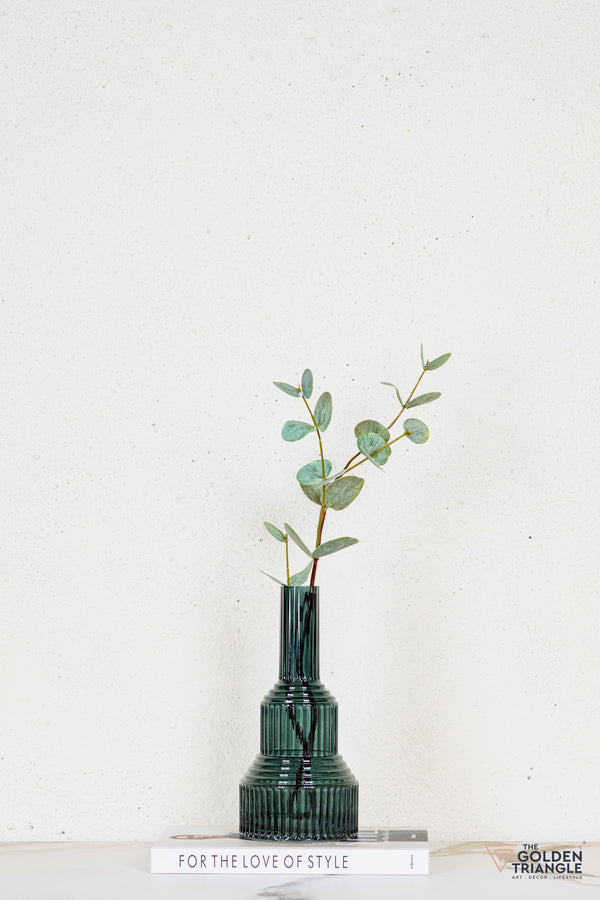 Niva Glass Vase - Smoke