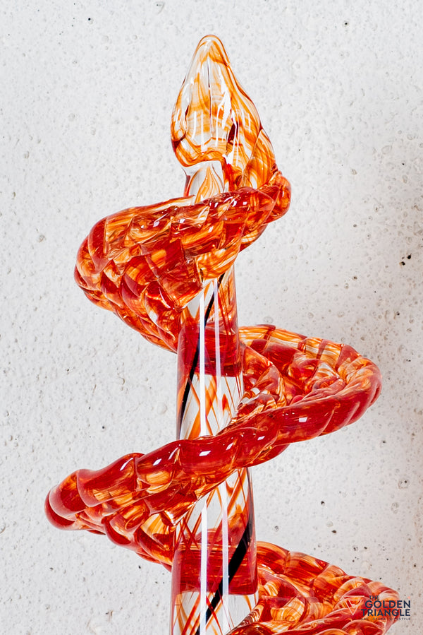 Slovik Crystal Sculpture - Red