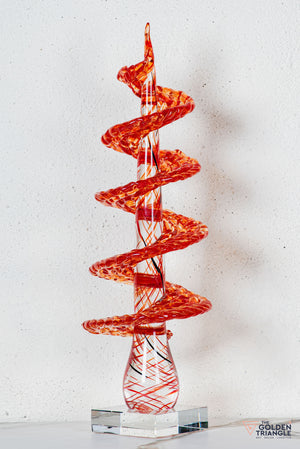 Slovik Crystal Sculpture - Red