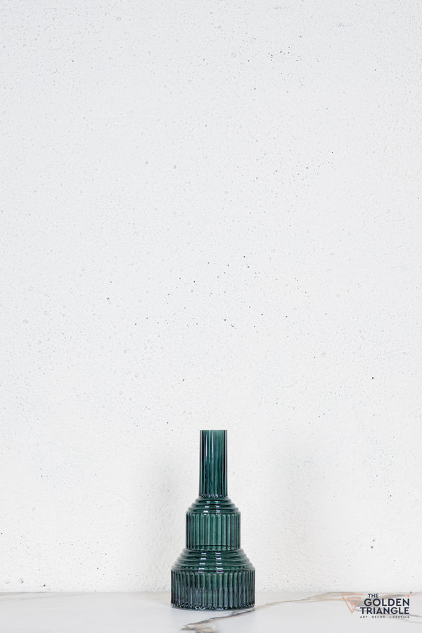Niva Glass Vase - Smoke