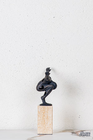 Irvo Diving Man Sculpture - Antique Black