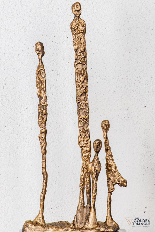 Oryen Sculpture - Antique Gold