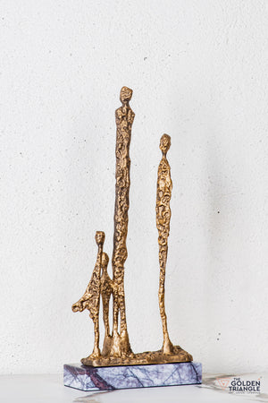 Oryen Sculpture - Antique Gold