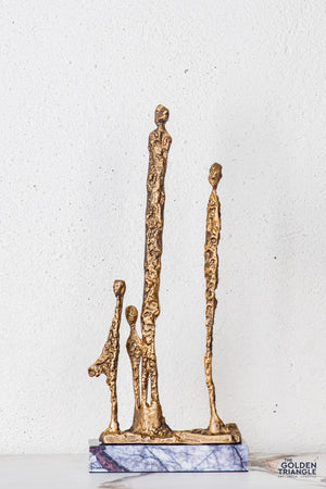 Oryen Sculpture - Antique Gold