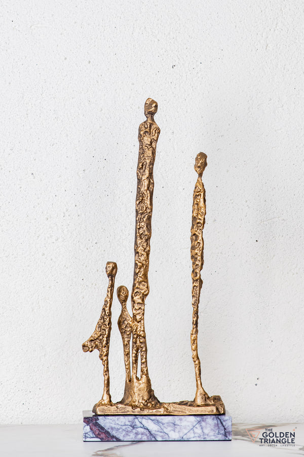 Oryen Sculpture - Antique Gold