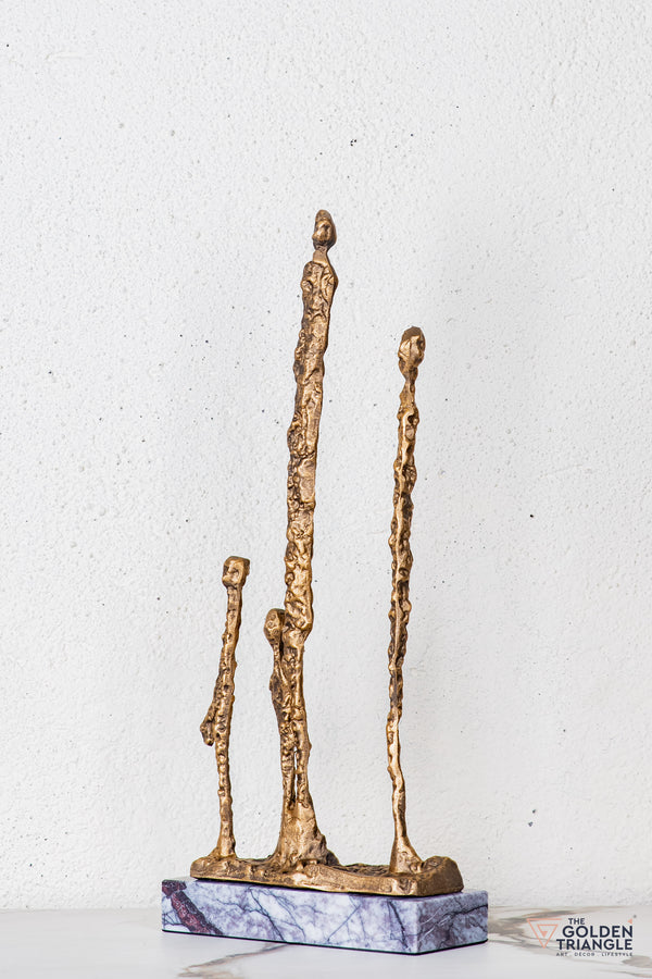 Oryen Sculpture - Antique Gold