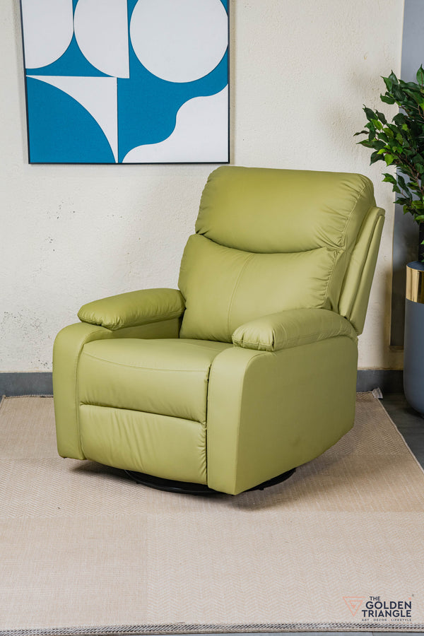 Cove Recliner Swivel Accent Chair - Green