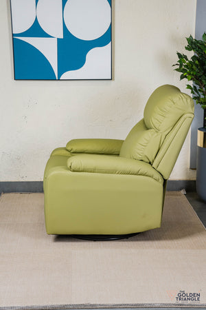 Cove Recliner Swivel Accent Chair - Green
