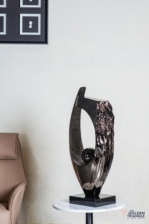 Flash Abstract Sculpture - Gunmetal