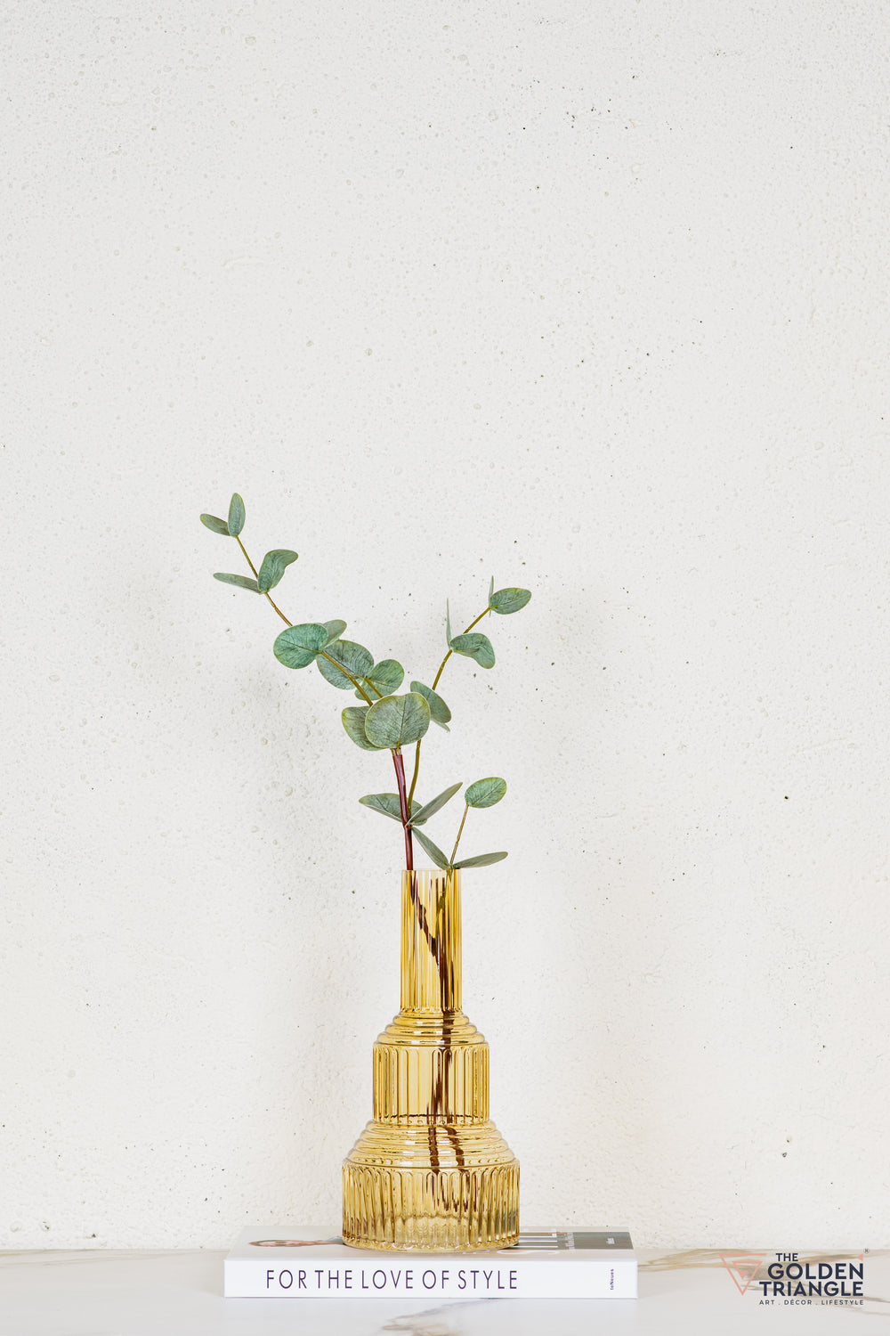 Niva Glass Vase - Yellow