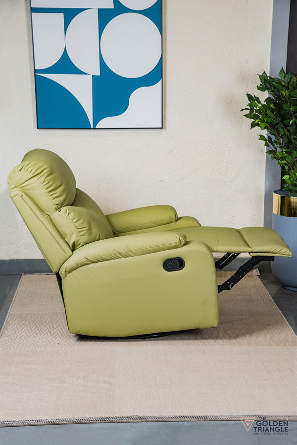 Cove Recliner Swivel Accent Chair - Green