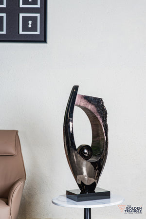 Flash Abstract Sculpture - Gunmetal
