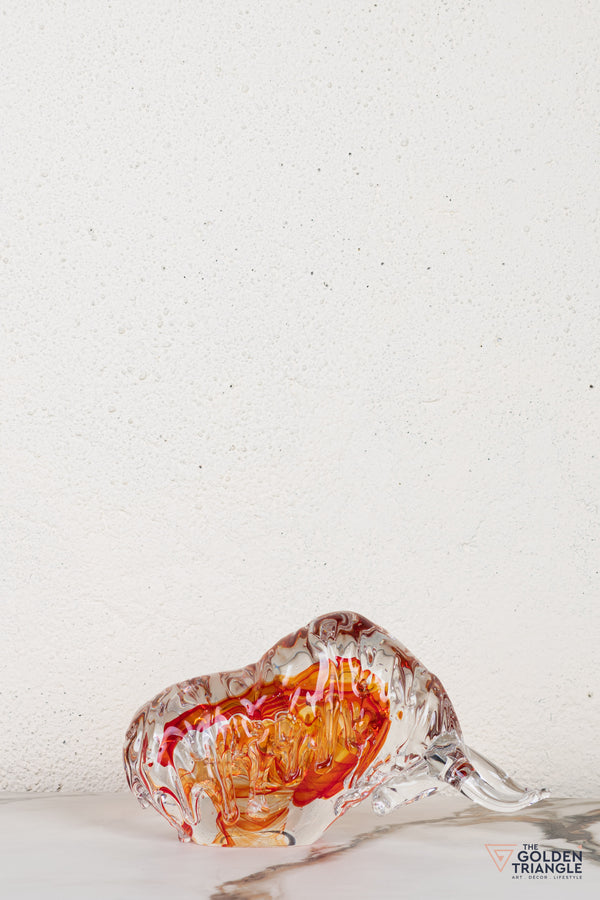 Brezia Bull Glass Sculpture